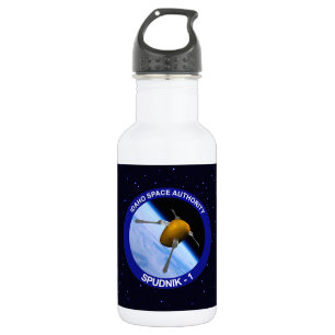 Idaho Spudnik Satellite Mission Patch 532 Ml Water Bottle