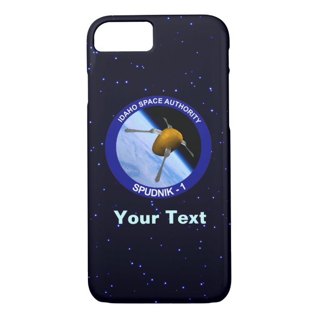 Idaho Spudnik Satellite Mission Patch Case-Mate iPhone Case (Back)