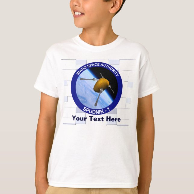 Idaho Spudnik Satellite Mission Patch T-Shirt (Front)