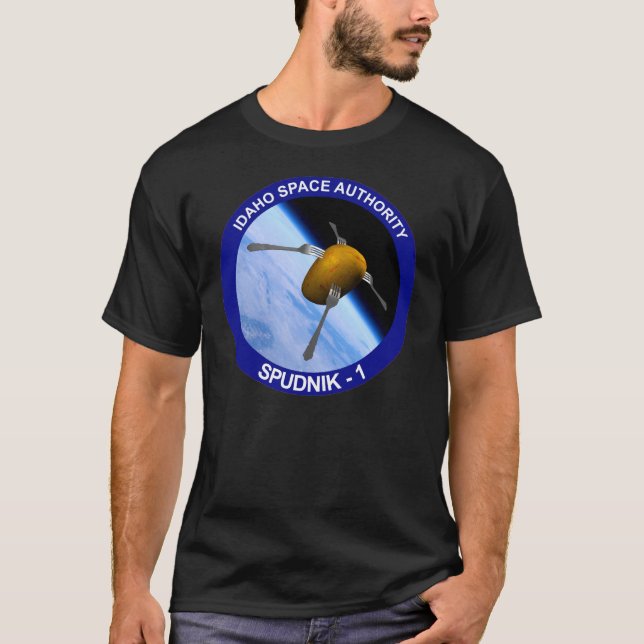 Idaho Spudnik Satellite Mission Patch T-Shirt (Front)
