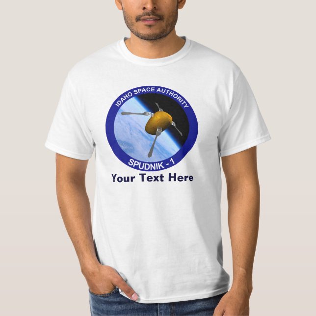 Idaho Spudnik Satellite Mission Patch T-Shirt (Front)