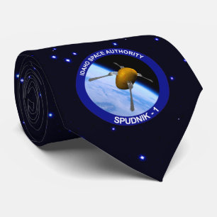 Idaho Spudnik Satellite Mission Patch Tie
