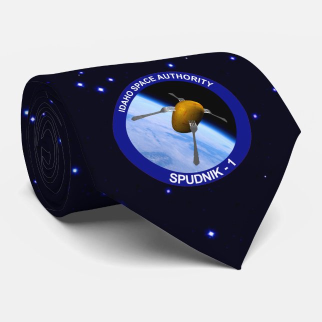 Idaho Spudnik Satellite Mission Patch Tie (Rolled)