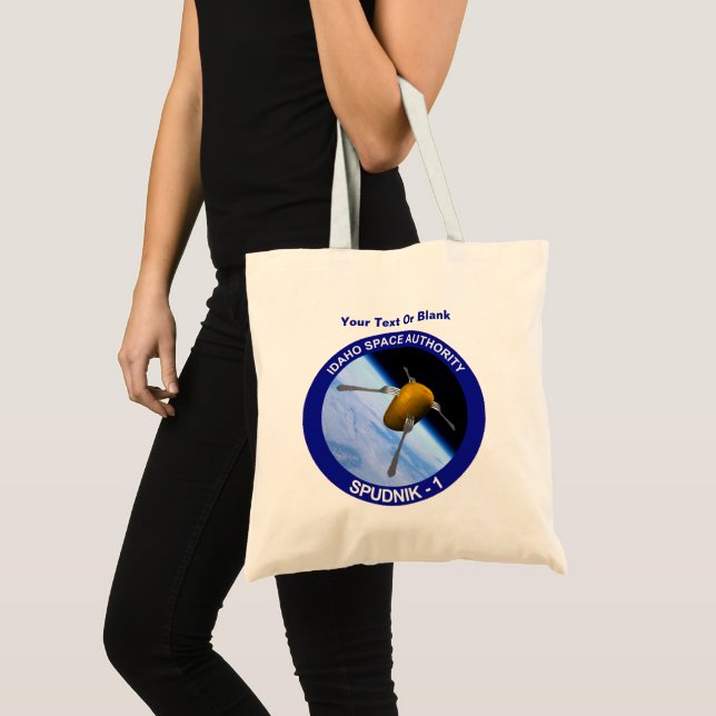 Idaho Spudnik Satellite Mission Patch Tote Bag (Front (Product))