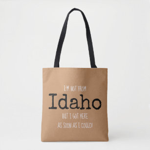 Idaho State Bag Souvenir Tote personalised