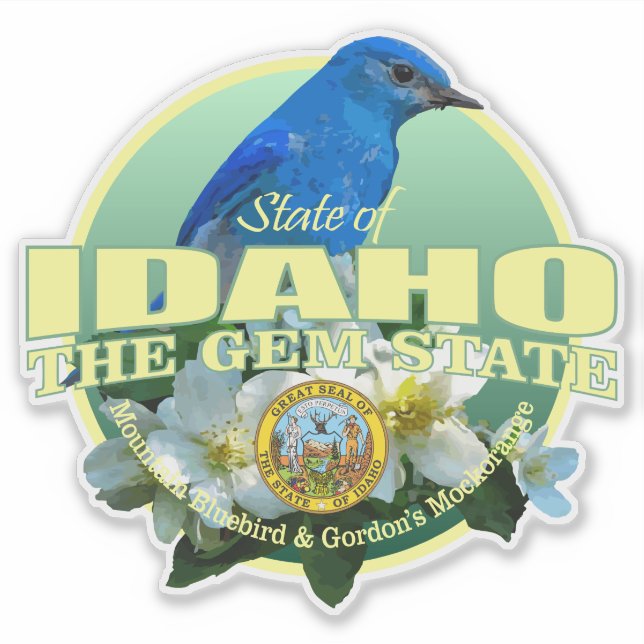 Idaho State Bird & Flower (Front)