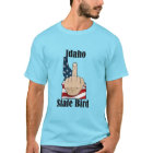 Idaho state bird t-shirt middle finger flag