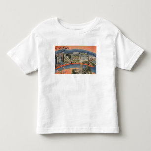Idaho (State Capital/Flower) - Large Letter Toddler T-Shirt
