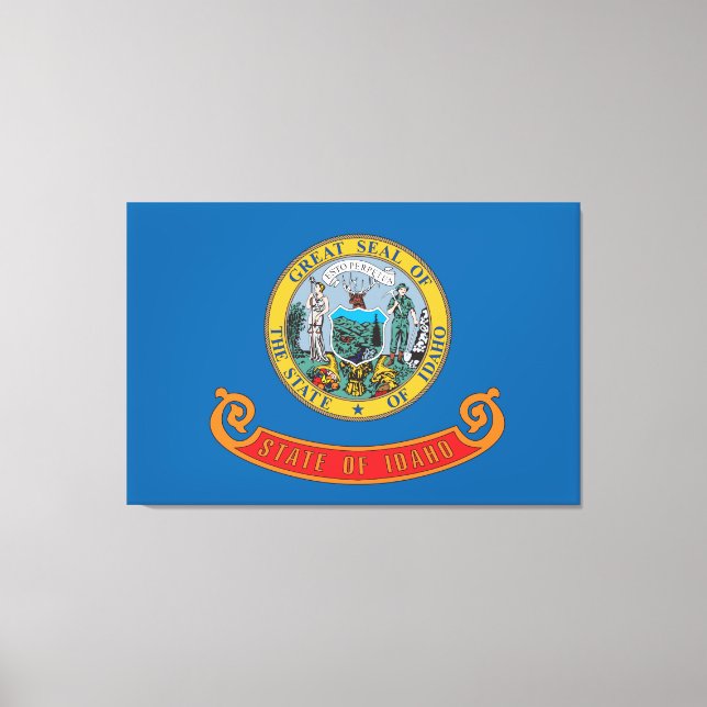 Idaho state flag canvas print (Front)