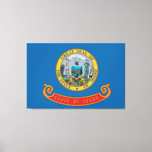 Idaho state flag canvas print