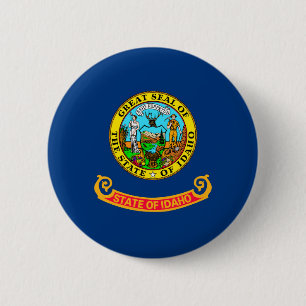 Idaho State Flag Design 6 Cm Round Badge