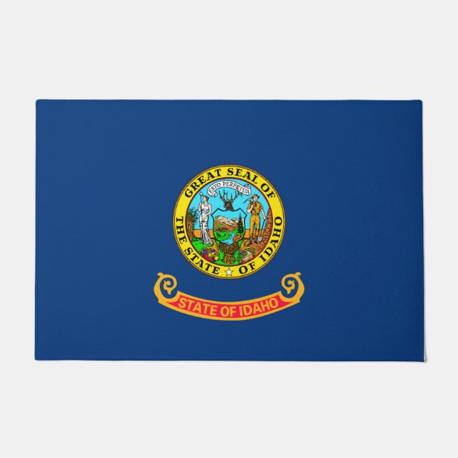 Idaho State Flag Design Doormat (Front)