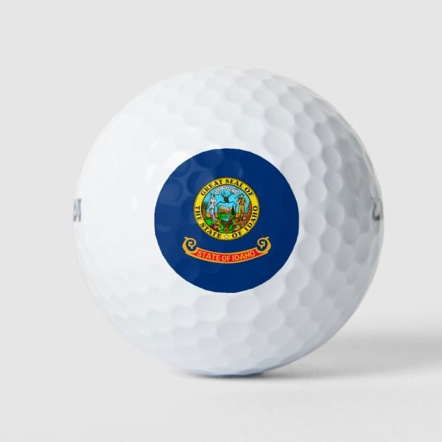 Idaho State Flag Design Golf Balls (Front)