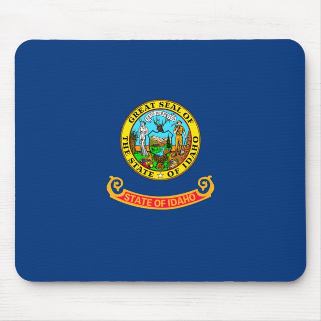 Idaho State Flag Design Mouse Mat (Front)