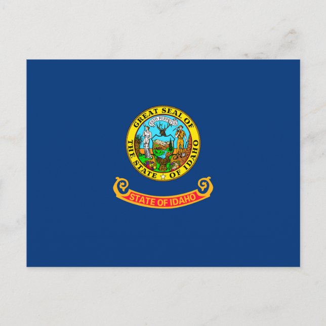 Idaho State Flag Design Postcard (Front)