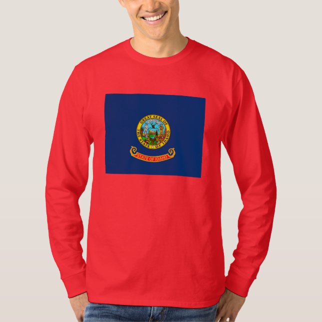 Idaho State Flag Design T-Shirt (Front)