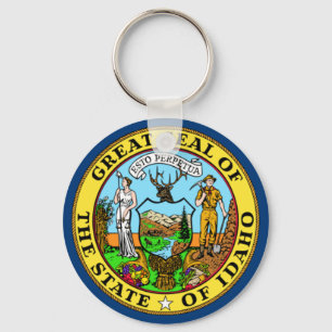 Idaho State Flag Key Ring