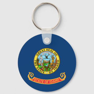 Idaho State Flag Key Ring