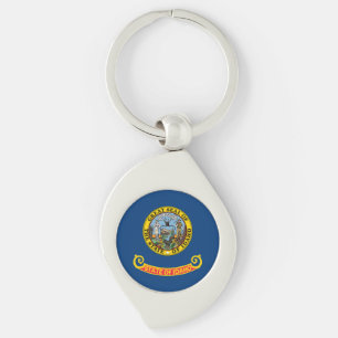 Idaho State Flag Key Ring