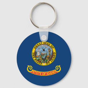 Idaho State Flag Key Ring