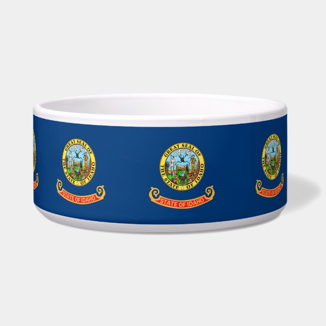 Idaho State Flag Pet Bowl (Right)