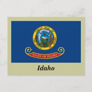 Idaho State Flag Postcard