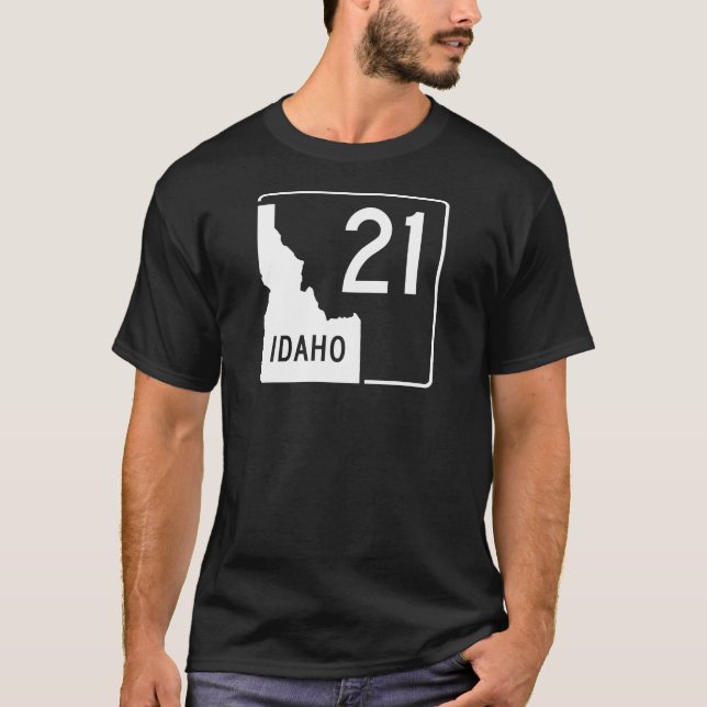 Idaho State Highway 21 T-Shirt (Front)