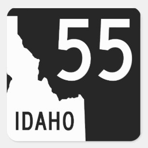 Idaho State Highway 55 Square Sticker