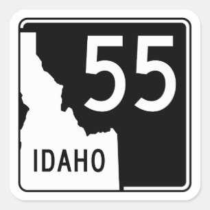Idaho State Highway 55 Square Sticker