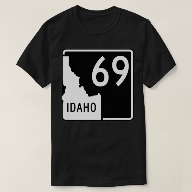 Idaho State Highway 69 Funny Premium  T-Shirt (Design Front)
