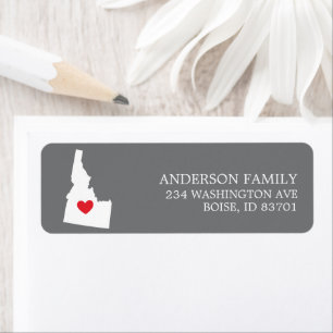 IDAHO State Moving Return Address Label