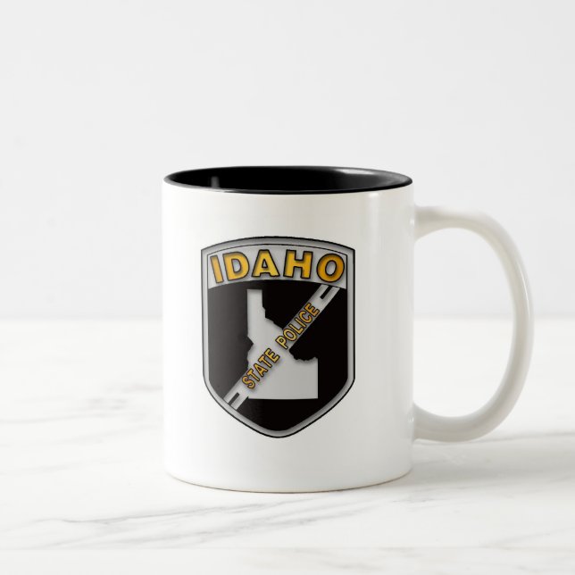 Idaho State Police Two-Tone Coffee Mug (Right)