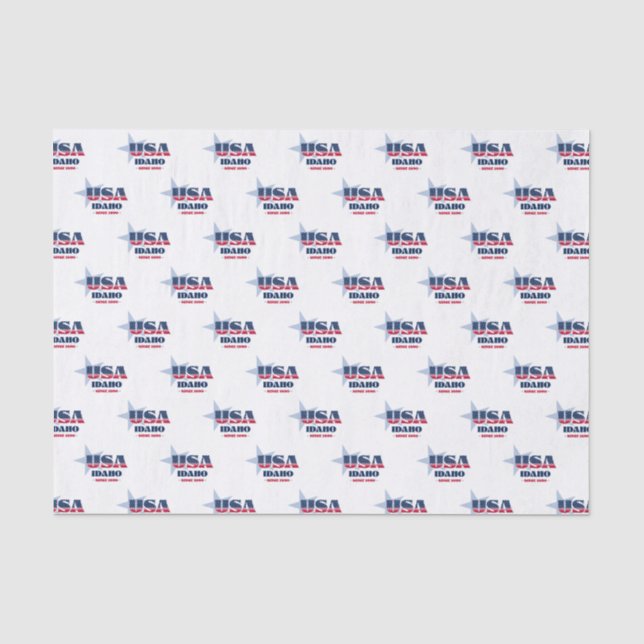 Idaho State Pride Tissue Paper (Front)