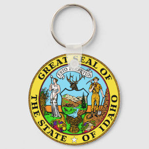 Idaho State Seal Keychain