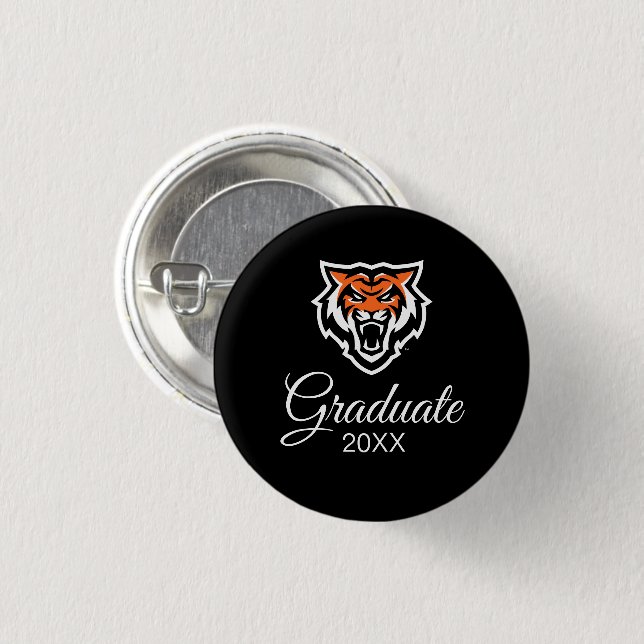 Idaho State University Bengals Spirit Design 3 Cm Round Badge (Front & Back)