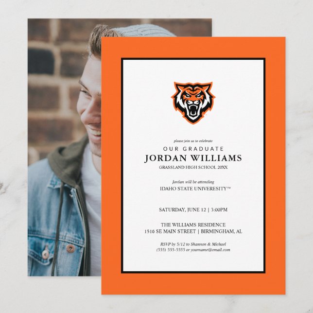 Idaho State University Bengals Spirit Design Announcement (Front/Back)