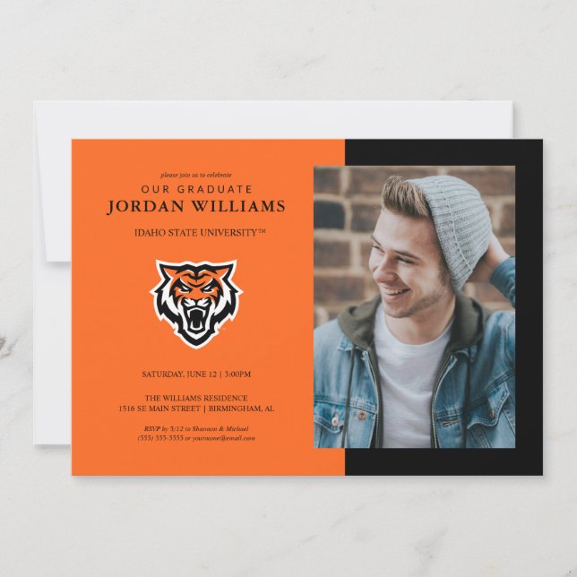 Idaho State University Bengals Spirit Design Announcement (Front)