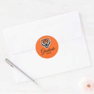 Idaho State University Bengals Spirit Design Classic Round Sticker