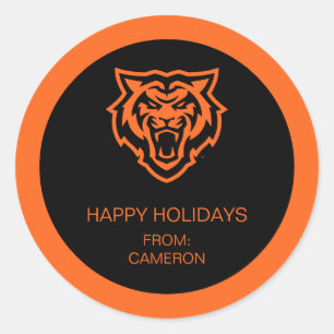 Idaho State University Bengals Spirit Design Classic Round Sticker