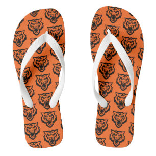 Idaho State University Bengals Spirit Design Flip Flops