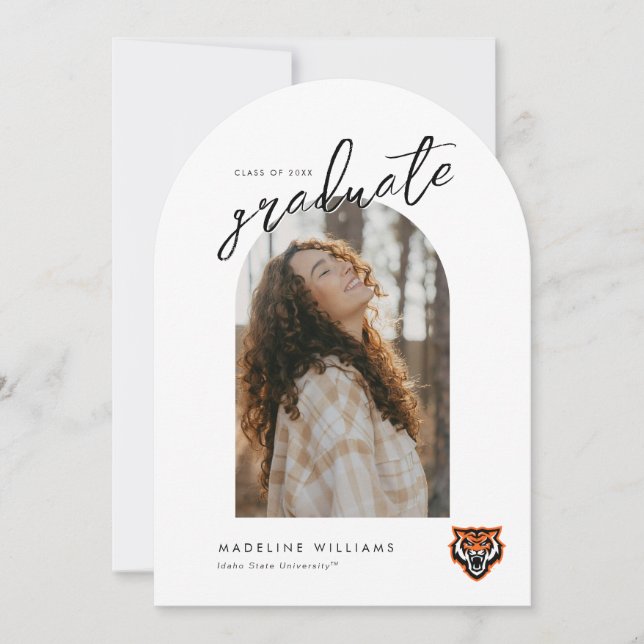 Idaho State University Bengals Spirit Design Invitation (Front)