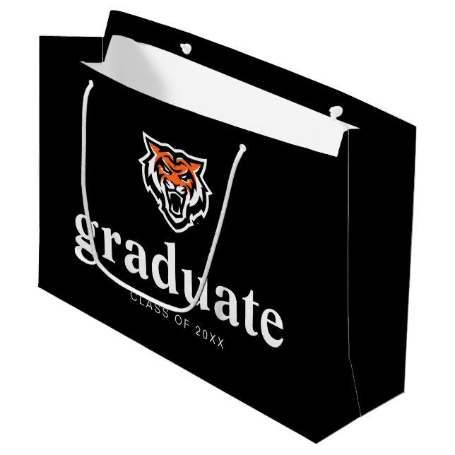 Idaho State University Bengals Spirit Design Large Gift Bag (Front Angled)