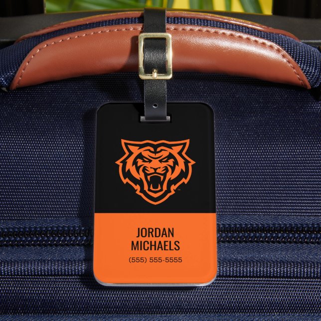 Idaho State University Bengals Spirit Design Luggage Tag (Front Insitu 2)