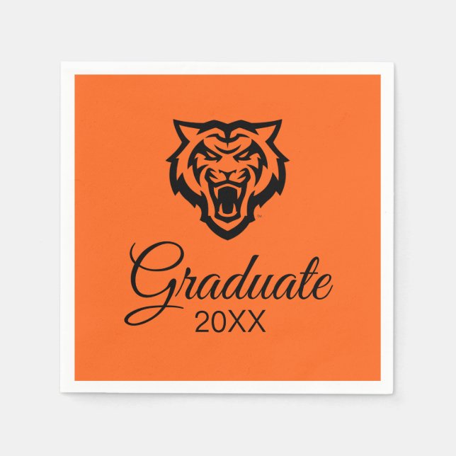 Idaho State University Bengals Spirit Design Napkin (Front)
