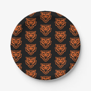 Idaho State University Bengals Spirit Design Paper Plate