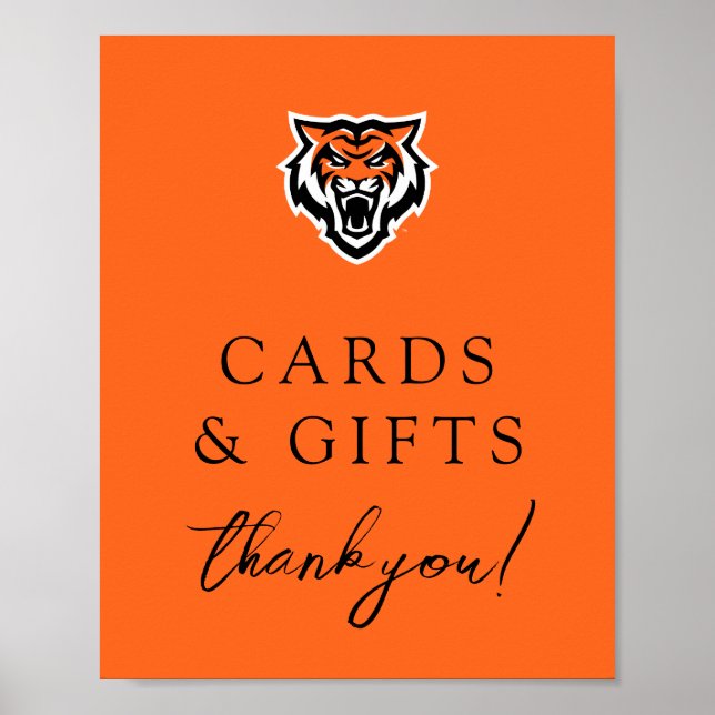 Idaho State University Bengals Spirit Design Poster (Front)