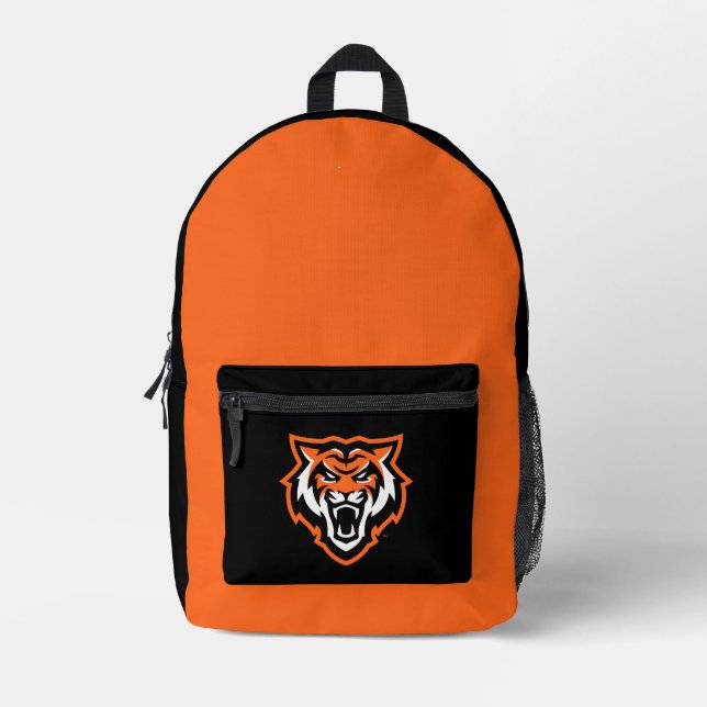 Idaho State University Bengals Spirit Design Printed Backpack (Front)