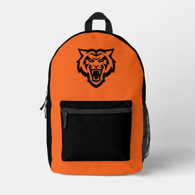 Idaho State University Bengals Spirit Design Printed Backpack (Front)