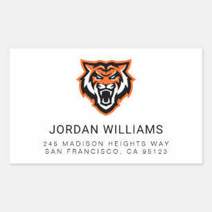 Idaho State University Bengals Spirit Design Rectangular Sticker