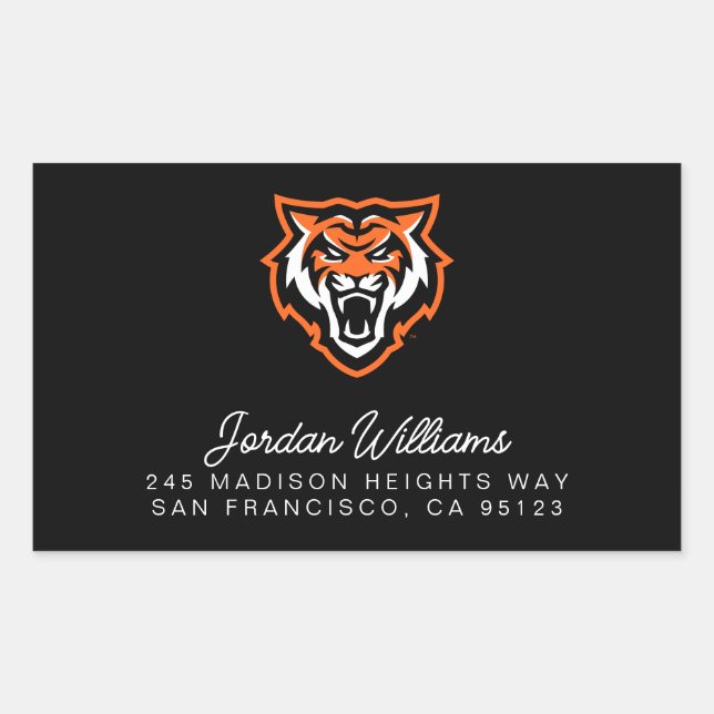 Idaho State University Bengals Spirit Design Rectangular Sticker (Front)